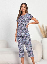 Relaxed Cotton Pajama Set for Women – Designed for Comfort and Movement